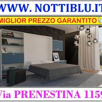 Letto a Scomparsa FOX 2 piazze MATERASSO OMAGGIO