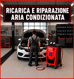 Ricarica e riparazione aria condizionata gas r134a