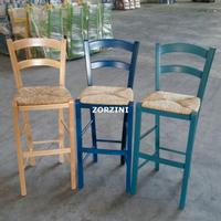 Sgabello ristorante, pizzeria anilina colorata