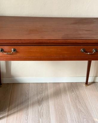 Scrivania antica francese in legno 100x45 cm