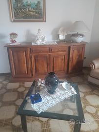 credenza noce massello