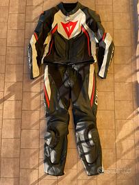 Tuta Da Moto In Pelle Divisibile Dainese Avro D2