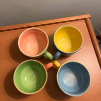 4 Tazze Jumbo in ceramica La Castellana srl