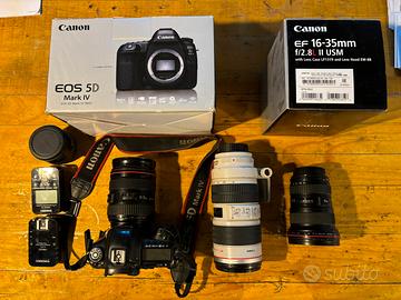 Canon 5d mark 4 + 24-70mm+70-200mm+16-35mm