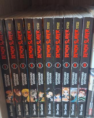 Manga Demon Slayer 1-10 in italiano