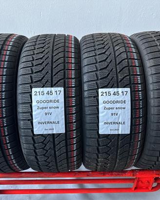 4 gomme 215 45 17 GOODRIDE INVERNALE