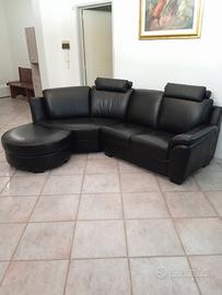 divano in vera pelle Chateaux D'ax