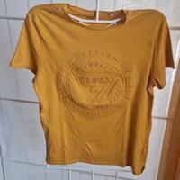 Maglietta uomo Guess cotone taglia M color senape