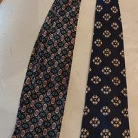 Stock cravatte vintage in pura seta 