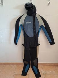 Muta per Immersioni subacquee Mares da 4 mm .