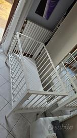 Lettino bimbo vintage in legno massello