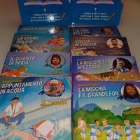 Collana di 8 racconti sportivi con interviste