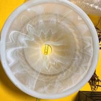 Plafoniera a sospensione in vetro