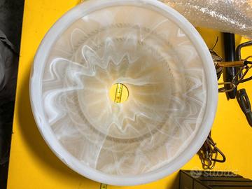 Plafoniera a sospensione in vetro