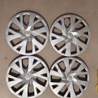 4 CERCHIONI IN FERRO E COPRICERCHIONI TOYOTA IQ