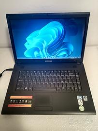 Samsung R519 notebook funzionante con SSD