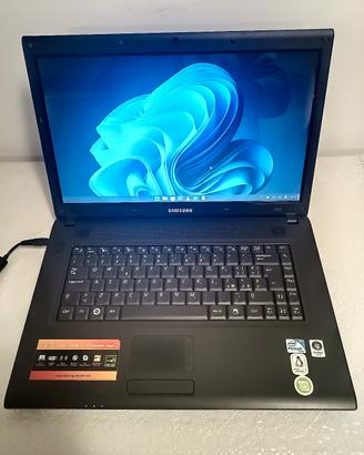 Samsung R519 notebook funzionante con SSD
