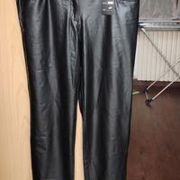 Pantaloni in ecopelle nuovi con cartellino tg XL