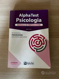 Libro Alphatest manuale di preparazione psicologia