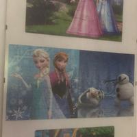 Puzzle n. 4 Barbie Frozen Biancaneve 45x80 cornice