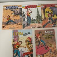 Lotto 5 fumetti Zagor anni 80