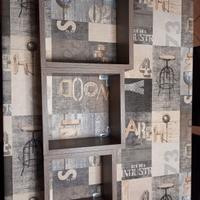 Mensola componibile quadrati