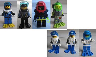 LEGO Minifigure Diver Aquarider Atlantis Aquanaut