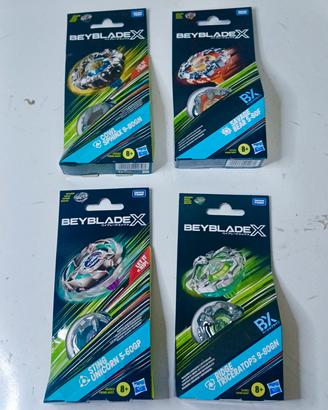 Beyblades X - 4 pcs Set single booster 