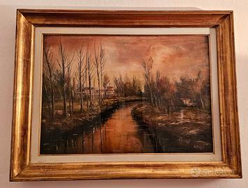 Dipinto originale a olio su tela – Consolato Minni