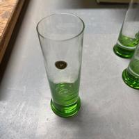 Set 8 pezzi; Bicchieri antichi in cristallo.