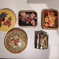 Scatola vintage in metallo