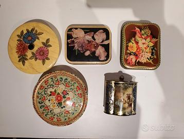 Scatola vintage in metallo