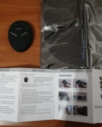 Elettrostimolatore a batterie per addominali
