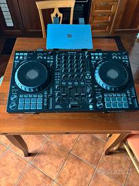 Pioneer DJ DDJ-FLX10+UDG+Decksaver+Stand Headliner