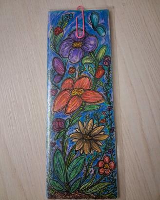 Disegno originale fiori e cit. Il Giardino Segreto