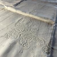 Corredo letto matrimoniale in puro lino