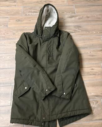 Parka da uomo verde Celio
