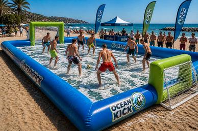 Calcio Saponato Gioco Sportivo Gonfiabile Spiagge