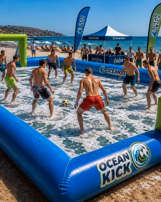 Calcio Saponato Gioco Sportivo Gonfiabile Spiagge