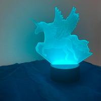 Lampada usb unicorno