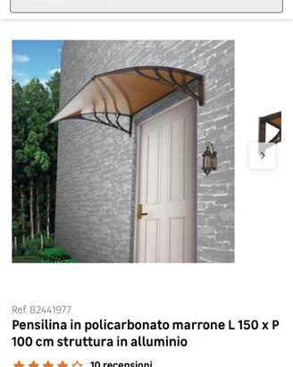 Pensilina da esterno nuova.