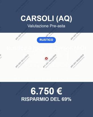 Immobile in asta di 96 m² a Carsoli