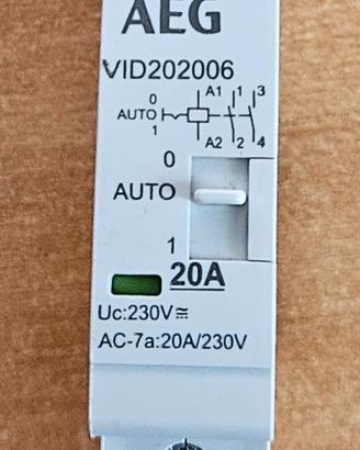 Contattore modulare AEG VID202006 20A 230V