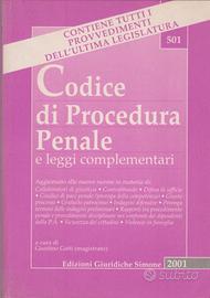 Codice di procedura penale e leggi complementari S