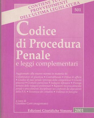 Codice di procedura penale e leggi complementari S