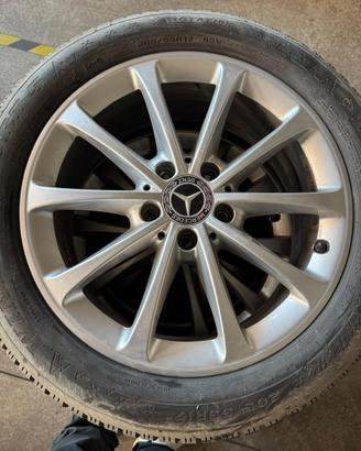 cerchi  originali mercedes & gomme invernali