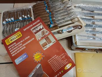 Set coltelli e forchette 37 pezzi in valigetta