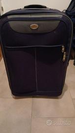 Valigia media roncato tessuto