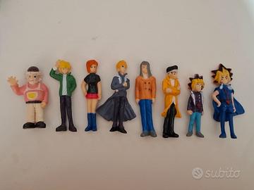 Lotto 8 Mini Figures Yu-Gi-Oh! Vintage