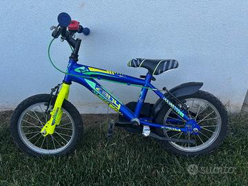 Bicicletta bambini blu Doublezz